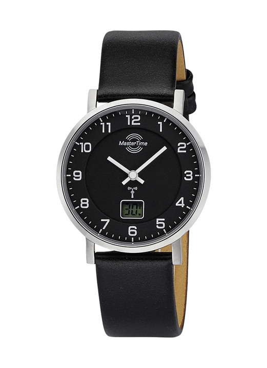 Master Time - Funk-Damenuhr mit Lederband Ansicht 4 Master Time - Funk-Damenuhr mit Lederband, in Farbe  Ansicht 4