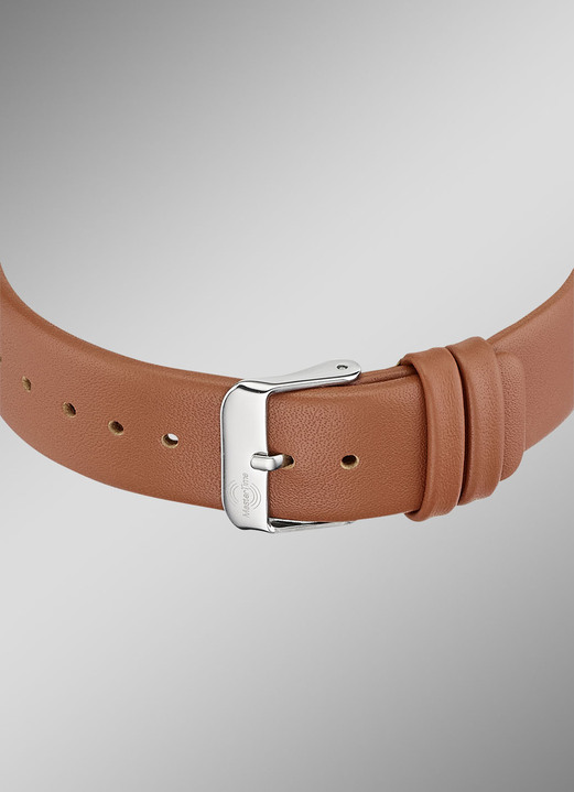 Master Time - Master Time Damen-Lederarmbanduhr, in Farbe  Ansicht 3