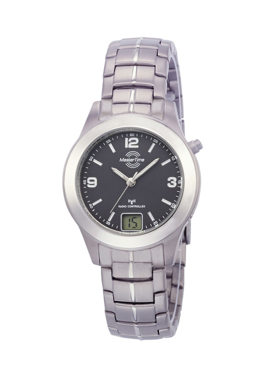 Funkuhren - Master Time Funk Damenuhr aus Titan Ansicht 4 Funkuhren - Master Time Funk Damenuhr aus Titan, in Farbe  Ansicht 4