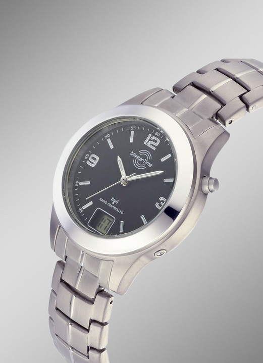 Funkuhren - Master Time Funk Damenuhr aus Titan Ansicht 2 Funkuhren - Master Time Funk Damenuhr aus Titan, in Farbe  Ansicht 2