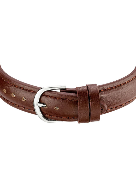 Schmuck & Uhren - Funk-Damenuhr mit Lederband und sprechender Zeitansage, in Farbe  Ansicht 6