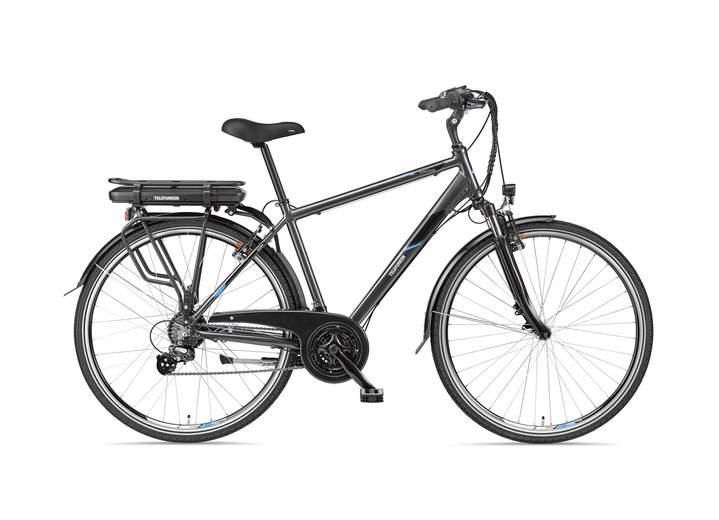 Elektromobilität - Trekking E-Bike für Herren, in Farbe ANTHRAZIT Ansicht 1