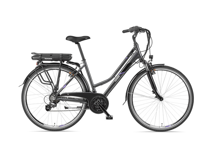 Elektromobilität - Trekking E-Bike für Damen , in Farbe ANTHRAZIT Ansicht 1