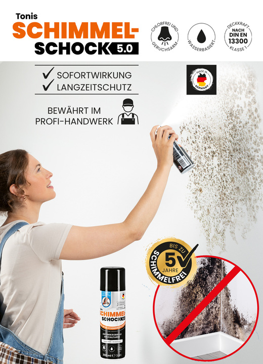 Reinigungshelfer & Reinigungsmittel - Tonis Schimmel-Schock 5.0, in Farbe WEISS Ansicht 1