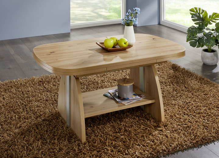 Wohnideen - Höhenverstell- und ausziehbarer Couchtisch , in Farbe ARTISAN EICHE Ansicht 1