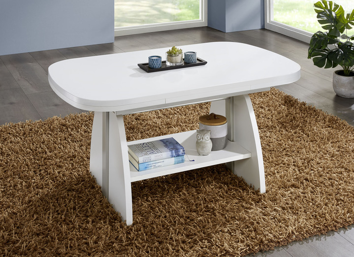 Couchtische - Höhenverstell- und ausziehbarer Couchtisch  Ansicht 1 Couchtische - Höhenverstell- und ausziehbarer Couchtisch , in Farbe WEISS Ansicht 1