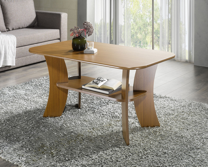 Couchtische - Couchtisch mit Melaminharzbeschichtung, in Farbe NUSSBAUM Ansicht 1