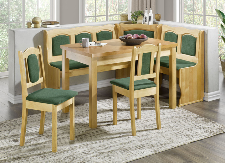 Essgruppen - Bequeme Esszimmermöbel mit angenehmem Stoffbezug, in Farbe NATUR-BORDEAUX, in Ausführung Stühle, 2er-Set Ansicht 3