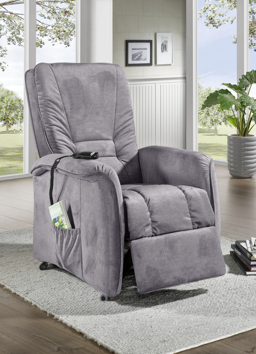 TV- & Relaxsessel - Gemütlicher TV-Sessel, in Farbe BEIGE, in Ausführung TV-Sessel, mechanisch Ansicht 5