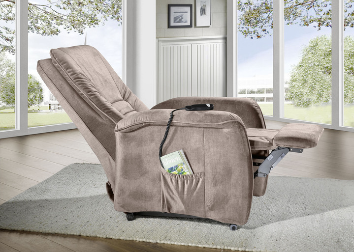 TV- & Relaxsessel - Gemütlicher TV-Sessel, in Farbe BEIGE, in Ausführung TV-Sessel, mechanisch Ansicht 2