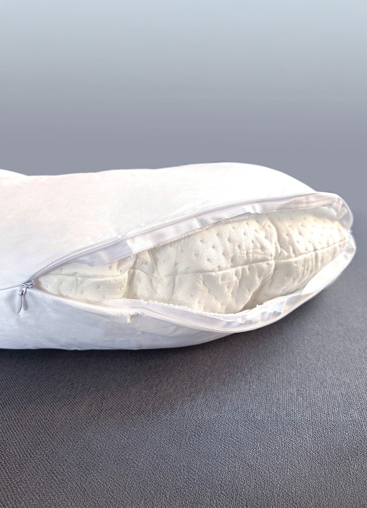 Bettwaren - Kissenbezug für Dreamolino Swan Pillow Ganzkörperkissen, in Farbe WEISS Ansicht 1
