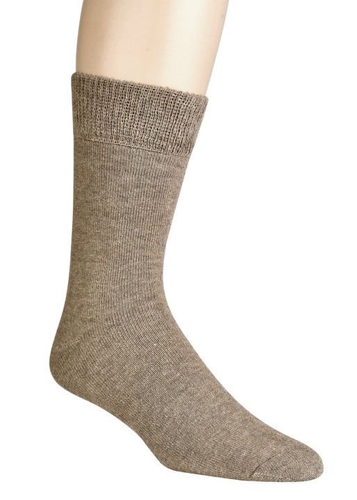 Strümpfe - Alpaka-Socken, 3er-Set, in Größe 001 bis 003, in Farbe BEIGE Ansicht 1