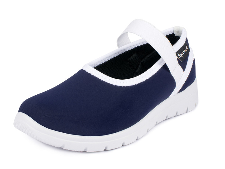 Komfortschuhe - Ballerina-Stretchschuh, in Größe 036 bis 042, in Farbe BEIGE Ansicht 4