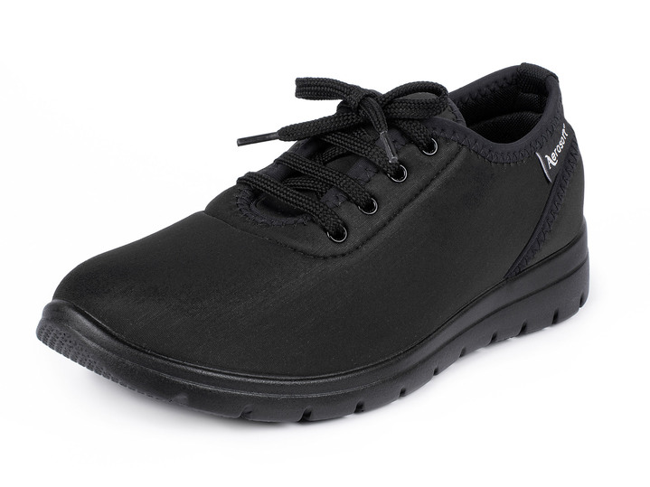 Komfortschuhe - Superleichter Schnürschuh, in Größe 036 bis 042, in Farbe SCHWARZ Ansicht 1