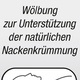 - Kissen ergonomisch geformt, in Farbe WEISS-HELLBLAU – Farbe WEISS-HELLBLAU – Ansicht 4