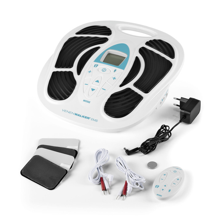 Schmerztherapie - Durchblutungs-Stimulator EMS, in Farbe WEISS-SCHWARZ Ansicht 1