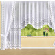 Klassisch - Fensterdekoration – Farbe WEISS Klassisch - Fensterdekoration, in Größe 136 (Bogenstore, H105xB300 cm) bis 458 (Raffgarnitur, H245xB145 cm), in Farbe WEISS