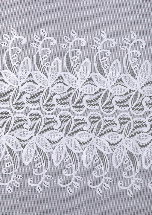 Klassisch - Fensterdekoration Ansicht 2 Klassisch - Fensterdekoration, in Größe 136 (Bogenstore, H105xB300 cm) bis 458 (Raffgarnitur, H245xB145 cm), in Farbe WEISS Ansicht 2