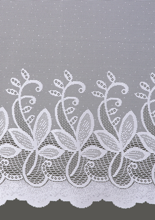 Klassisch - Fensterdekoration Ansicht 3 Klassisch - Fensterdekoration, in Größe 136 (Bogenstore, H105xB300 cm) bis 458 (Raffgarnitur, H245xB145 cm), in Farbe WEISS Ansicht 3
