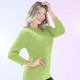 Pullover - Pullover in Strukturmix – Farbe PISTAZIE Pullover - Pullover in Strukturmix, in Größe 036 bis 052, in Farbe PISTAZIE