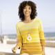 Pullover - Pullover in Farbverlauf – Farbe ZITRONE-SENF-MULTICOLOR Pullover - Pullover in Farbverlauf, in Größe 036 bis 052, in Farbe ZITRONE-SENF-MULTICOLOR