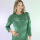 Pullover - Pullover mit Rautendessin – Farbe DUNKELGRÜN – Ansicht 1 Pullover - Pullover mit Rautendessin, in Größe L(44/46) bis XS(32/34), in Farbe DUNKELGRÜN – Farbe DUNKELGRÜN – Ansicht 1