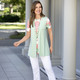 Damenmode - 2-teilges Set in verschlussloser Form – Farbe GRÜN-LACHS-ECRU – Ansicht 5 Damenmode - 2-teilges Set in verschlussloser Form, in Größe 040 bis 054, in Farbe GRÜN-LACHS-ECRU – Farbe GRÜN-LACHS-ECRU – Ansicht 5