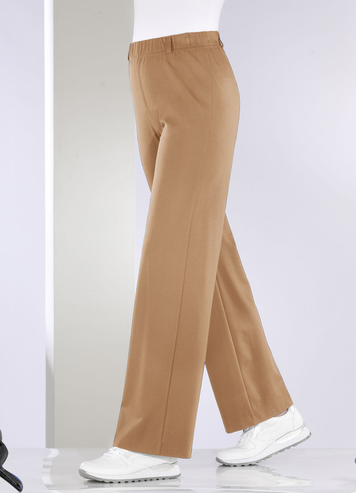 Hosen - Hose in modischer Palazzo-Form, in Größe 018 bis 054, in Farbe MARINE Ansicht 8