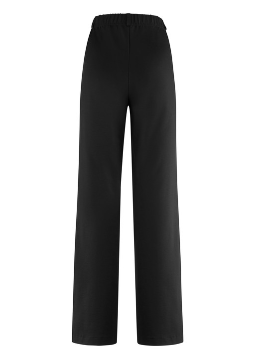 Hosen - Hose in modischer Palazzo-Form Ansicht 2 Hosen - Hose in modischer Palazzo-Form, in Größe 018 bis 054, in Farbe SCHWARZ Ansicht 2