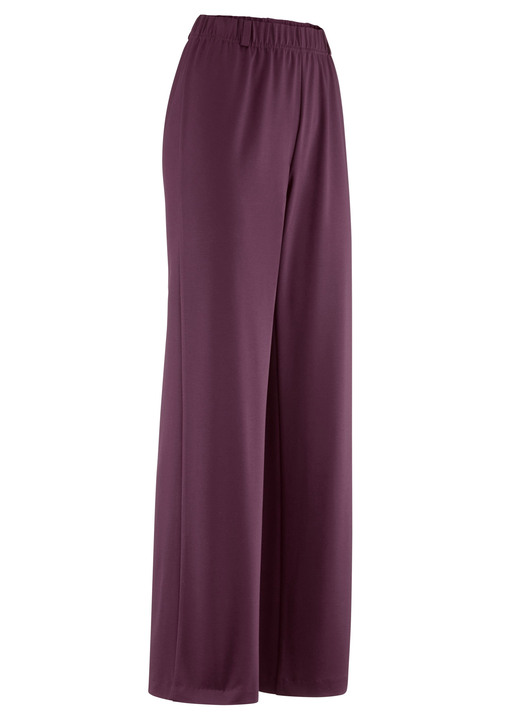 Hosen - Hose in modischer Palazzo-Form, in Größe 018 bis 054, in Farbe HELLBLAU Ansicht 14