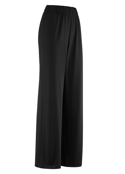 Hosen - Hose in modischer Palazzo-Form, in Größe 018 bis 054, in Farbe HELLBLAU Ansicht 5