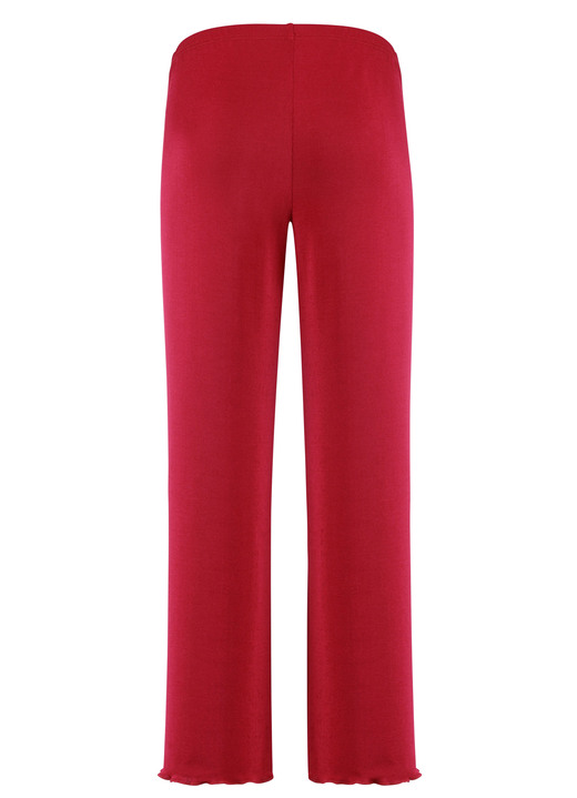 Hosen - Weich fließende, 7/8-lange Hose Ansicht 11 Hosen - Weich fließende, 7/8-lange Hose, in Größe 036 bis 060, in Farbe SCHWARZ Ansicht 11