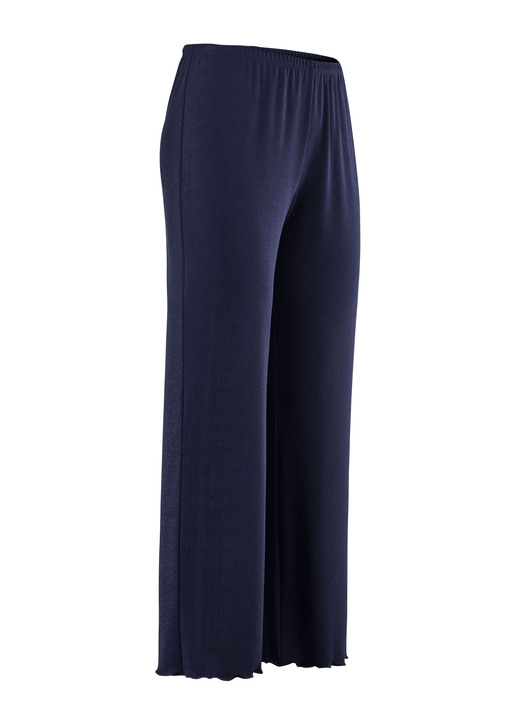 Hosen - Weich fließende, 7/8-lange Hose Ansicht 7 Hosen - Weich fließende, 7/8-lange Hose, in Größe 036 bis 060, in Farbe SCHWARZ Ansicht 7