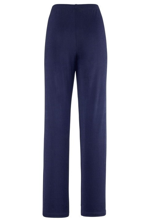 Hosen - Hose mit edlem Glanz, in Größe 020 bis 060, in Farbe PETROL Ansicht 9