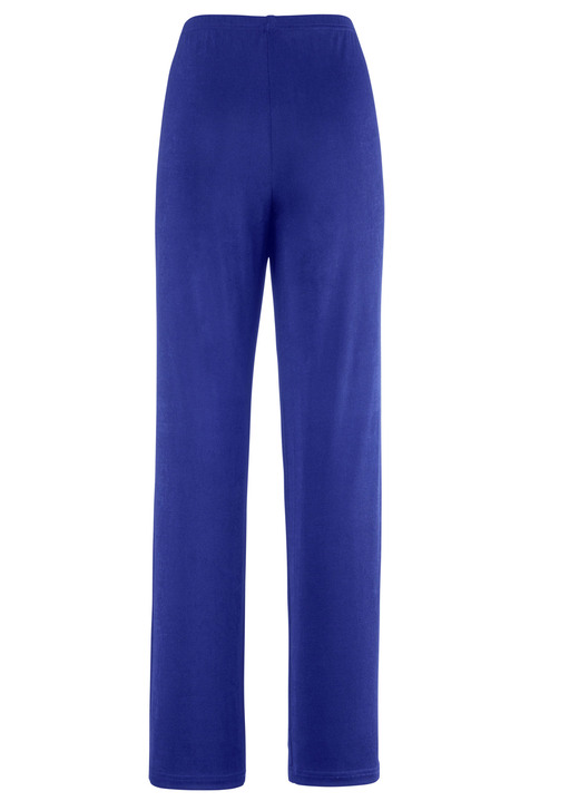 Hosen - Hose mit edlem Glanz, in Größe 020 bis 060, in Farbe PETROL Ansicht 12