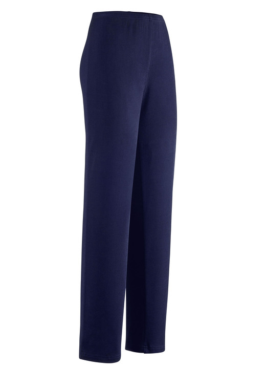 Hosen - Hose mit edlem Glanz, in Größe 020 bis 060, in Farbe PETROL Ansicht 8