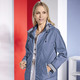 Jacken, Mäntel, Blazer - Jacke mit abnehmbarer Kapuze – Farbe JEANSBLAU Jacken, Mäntel, Blazer - Jacke mit abnehmbarer Kapuze, in Größe 038 bis 054, in Farbe JEANSBLAU