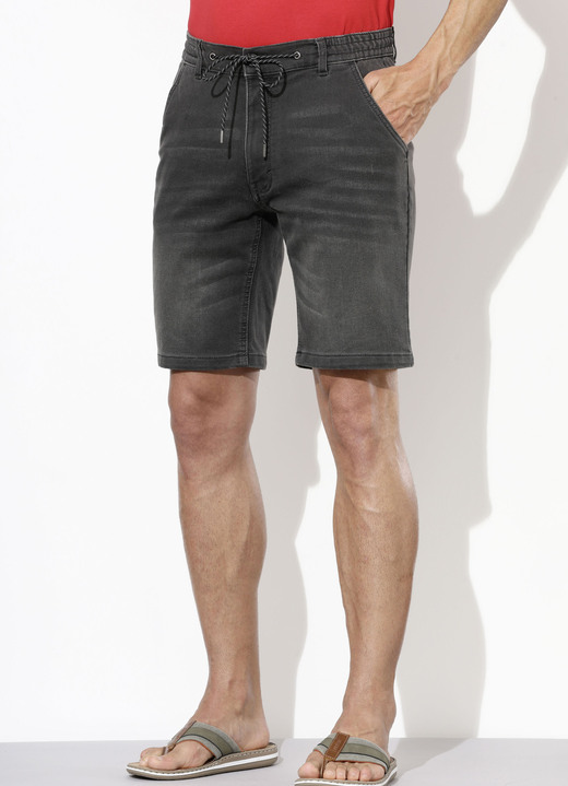 Hosen - Legere Jeans-Bermudas in 3 Farben Ansicht 2 Hosen - Legere Jeans-Bermudas in 3 Farben, in Größe 048 bis 064, in Farbe HELLJEANS Ansicht 2