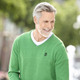 Hemden, Pullover & Shirts - Modischer V-Pullover in 6 Farben – Farbe GRÜN MELIERT – Ansicht 1 Hemden, Pullover & Shirts - Modischer V-Pullover in 6 Farben, in Größe 046 bis 062, in Farbe ROT MELIERT – Farbe GRÜN MELIERT – Ansicht 1