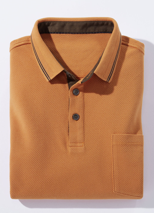 Hemden, Pullover & Shirts - Poloshirt in 4 Farben Ansicht 3 Hemden, Pullover & Shirts - Poloshirt in 4 Farben, in Größe 046 bis 062, in Farbe SCHWARZ Ansicht 3