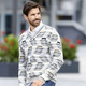 SALE % - Modischer V-Pullover mit Intarsienmuster – Farbe ECRU-BEIGE-MARINE – Ansicht 2 SALE % - Modischer V-Pullover mit Intarsienmuster, in Größe 046 bis 062, in Farbe ECRU-BEIGE-MARINE – Farbe ECRU-BEIGE-MARINE – Ansicht 2