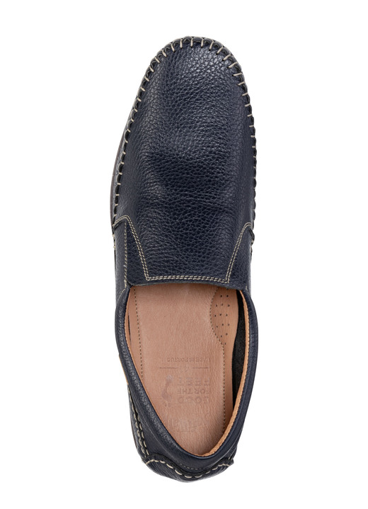 Slipper & Schnürschuhe - GINO GALANTE, leichte Herren-Slipper, mit Gummizug, in Größe 040 bis 046, in Farbe MARINE Ansicht 2