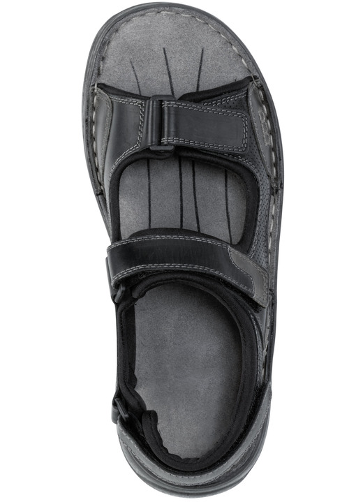 Sandalen & Pantoletten - GINO GALANTE, komfortable Herren-Trekkingsandalen, aus Leder, in Größe 040 bis 046, in Farbe BRAUN Ansicht 5