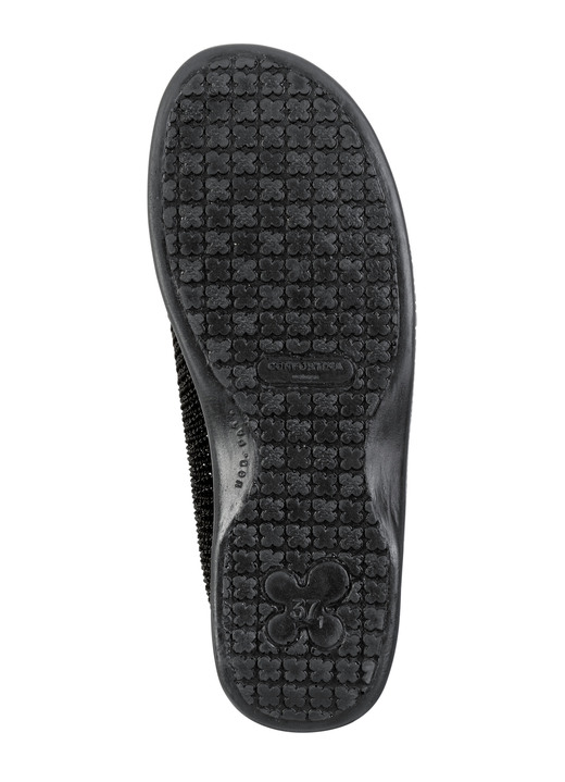 Slipper & Schnürschuhe - Slipper aus elastischem Strickmaterial, in Größe 039 bis 045, in Farbe BRAUN Ansicht 7