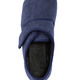 Hausschuhe - Klassische Herren-Hausschuhe, mit Klettverschluss, in Größe 040 bis 046, in Farbe ANTHRAZIT – Farbe MARINE – Ansicht 2