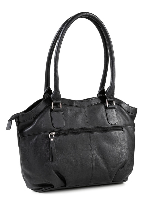 Taschen - Laurina, Tasche, Damen, aus Leder, in Farbe SCHWARZ Ansicht 2