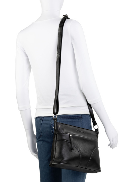 Taschen - Laurina, Tasche, Damen, mit verstellbarem Umhängeriemen, in Farbe SCHWARZ Ansicht 3