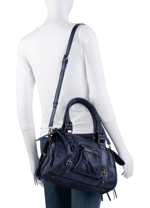 Taschen - Collezione Alessandro Tasche mit verspielten Verzierungen, in Farbe DUNKELBLAU Ansicht 3