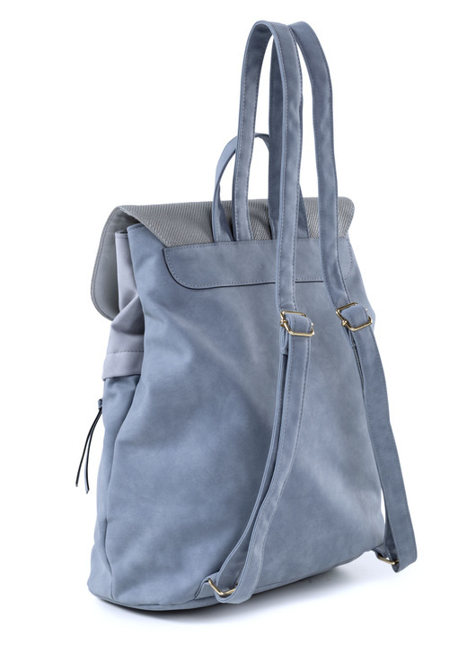 Taschen - Rucksack mit Überschlag und Drehschloss, in Farbe BRAUN-BEIGE Ansicht 5