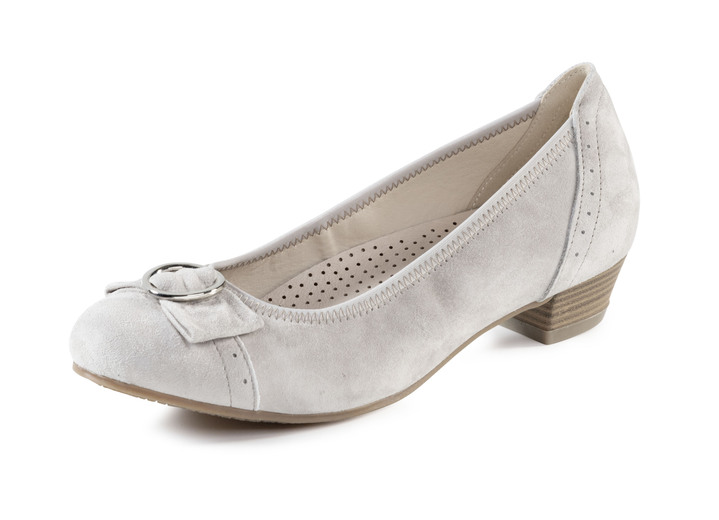 Pumps & Ballerina - Andrea Conti, schicke Damen-Pumps, mit Gummizug, in Größe 036 bis 042, in Farbe SCHWARZ Ansicht 4